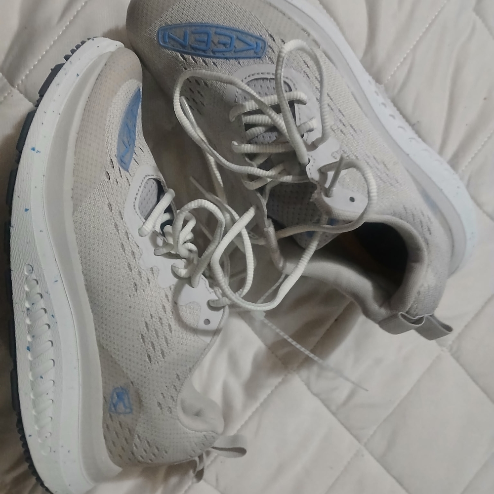 Keen Light Gray and Blue Sneakers